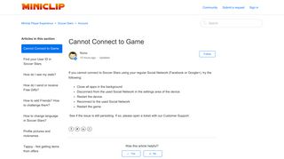 Cannot Connect to Game – Miniclip Player Experience - Miniclip Support