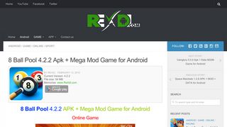 8 Ball Pool 4.2.0 Apk + Mega Mod Game for Android - ReXdl.com