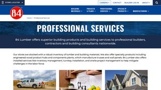 Professional Services | 84 Lumber