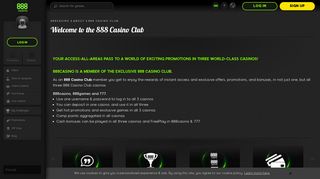 888 Casino Club - One Account For The Best Online Casinos ...