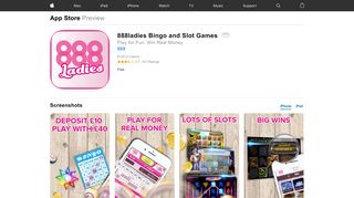 888ladies Bingo and Slot Games on the App Store - iTunes - Apple