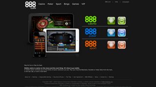 Mobile Casino | The Web's Best casino games at 888.com