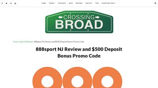 888sport NJ Review and $500 Deposit Bonus Promo Code | Crossing ...