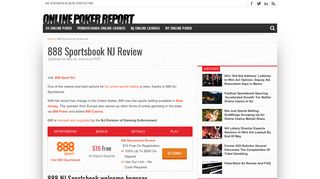 888 NJ Sports Betting — Promo Code For 888 Sport NJ Online ...