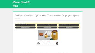 88sears Associate Login - Sears Employee Login