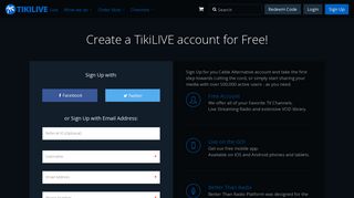 Register - TikiLIVE