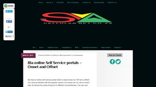 8ta online Self Service portals - Onnet and Offnet | Sa-Cellular-Net