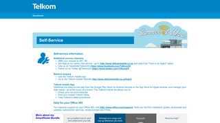 Self Service - Telkom