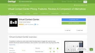 Virtual Contact Center Pricing, Features, Reviews & Comparison of ...