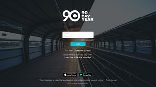 Login - The 90 Day Year