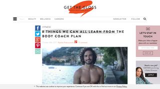 8 things we can all learn from The Body Coach plan - Get The Gloss