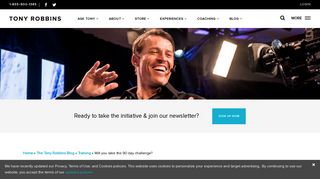 Will you take the 90 day challenge? - Tony Robbins