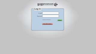 Login Page - 911Programs.com