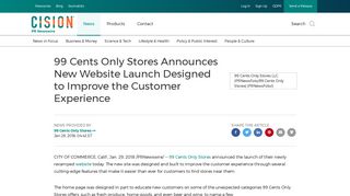 99 Cents Only Stores Announces New Website Launch Designed to ...