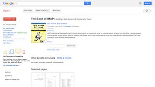 The Book of IMAP: Building a Mail Server with Courier and Cyrus - Google Books Result