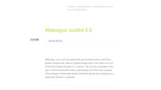 graphicpush: 99designs: Bullshit 2.0