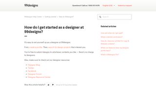 How do I get started as a designer at 99designs? – 99designs Help ...