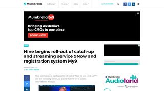 Nine begins roll-out of catch-up and streaming service 9Now and ...