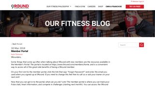 9Round Fitness - Member Portal