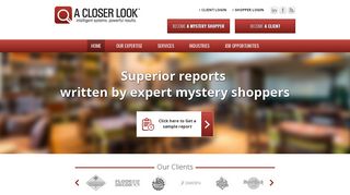 A Closer Look Mystery Shopping Company | A Closer Look