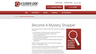 Become A Mystery Shopper - A Closer Look