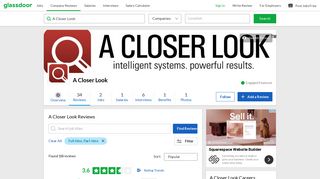 A Closer Look Reviews | Glassdoor