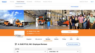 Working at A. DUIE PYLE, INC.: 124 Reviews | Indeed.com
