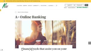 A+ Online Banking - Bill Pay - A+ Federal Credit Union