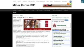 How to install A+LS for home | Miller Grove ISD