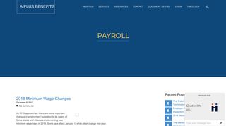 PAYROLL Archives - A Plus Benefits