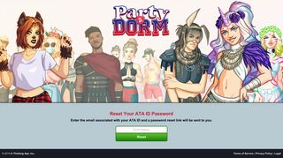 Party In My Dorm - Reset your password