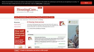 A1 Housing: Home services - Housing Care