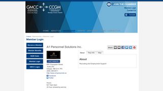 A1 Personnel Solutions Inc. - Member Login | Chamber of Commerce ...