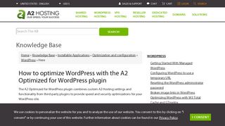 How to optimize WordPress with the A2 Optimized for ... - A2 Hosting