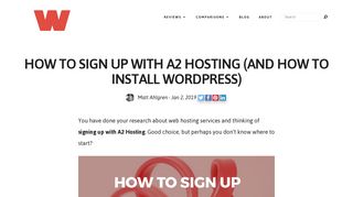 How To Sign Up With A2 Hosting (+ Installing WordPress On A2 Hosting)