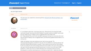 aa.com login issues — 1Password Forum