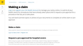 Make a claim on your AA Health Insurance policy | AA New Zealand