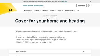 Boiler Cover | Central Heating Cover | AA