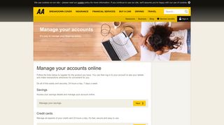 Manage your finances online - AA