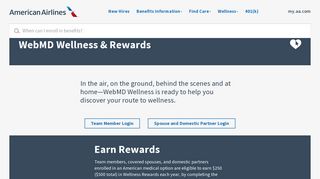 WebMD Wellness & Rewards – my.aa.com
