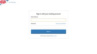 Sign in with your existing account