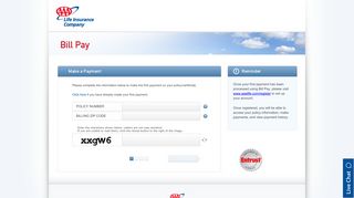 Make a Payment - AAA Life Insurance Company