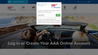 Log In or Register Account | AAA Minneapolis