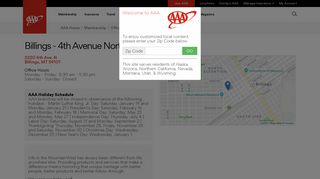 Billings - 4th Avenue North | AAA Official Site - AAA MountainWest