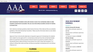 Florida - AAA Scholarship Foundation