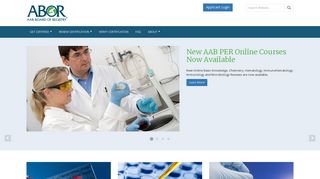 AAB BOR Certification - ABOR - American Association of Bioanalysts