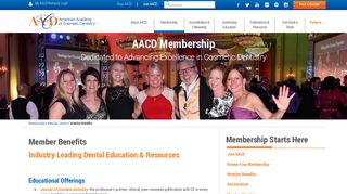 Member Center - American Academy of Cosmetic Dentistry