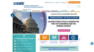 AACOM: American Association of Colleges of Osteopathic Medicine