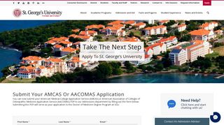 Submit your AMCAS or AACOMAS Application | St. George's University