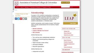 Membership | Association of American Colleges & Universities